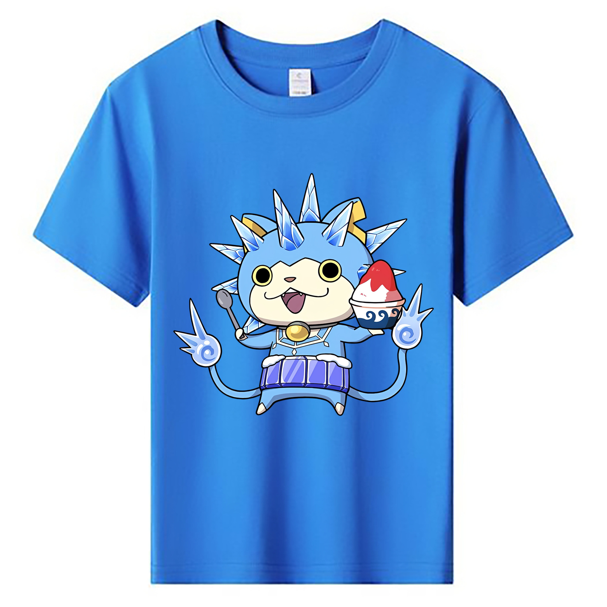 （画像用） 妖怪ウォッチ Yo-kai Watch 綿100％キッズTシャツ（フロントプリント）